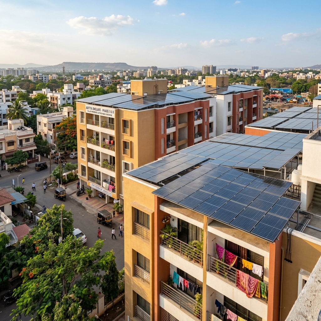Glass Panel Apartment Complex